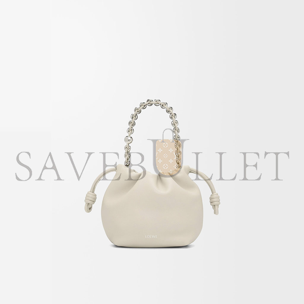 LOEWE MINI FLAMENCO PURSE BAG IN MELLOW NAPPA LAMBSKIN 0011091733 (23*17*5.5cm)